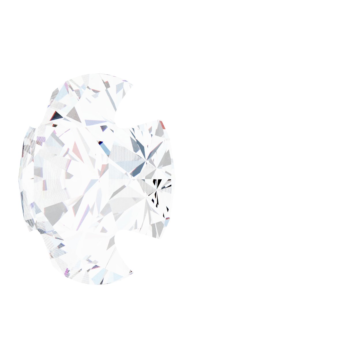 1/2 CT Lab-Grown Diamond Necklace Center view 2
