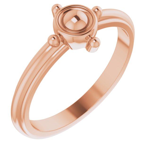 14K Rose Compass Ring