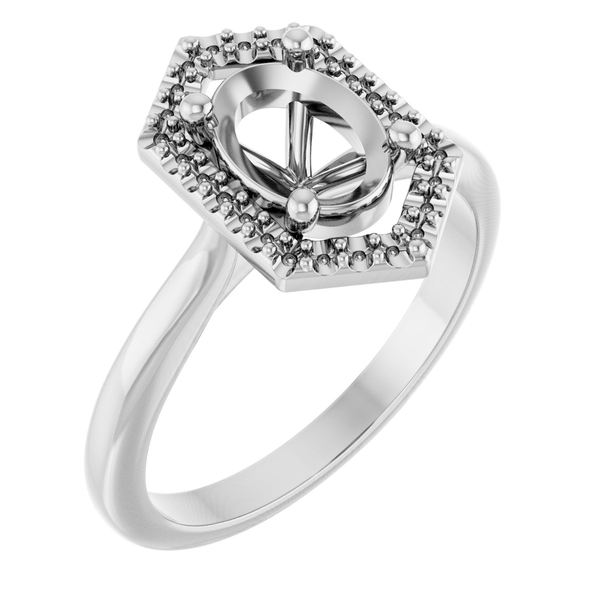 Halo-Style Engagement Ring