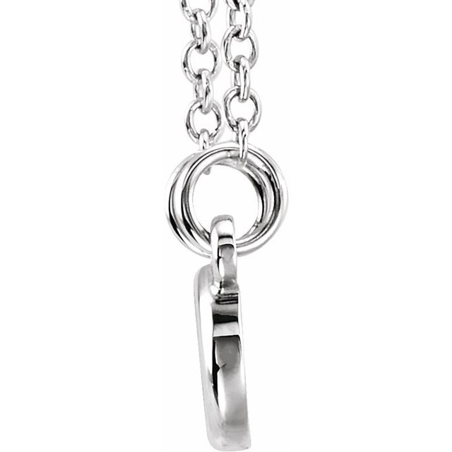 Sterling Silver Tiny Posh® Infinity-Inspired 16-18