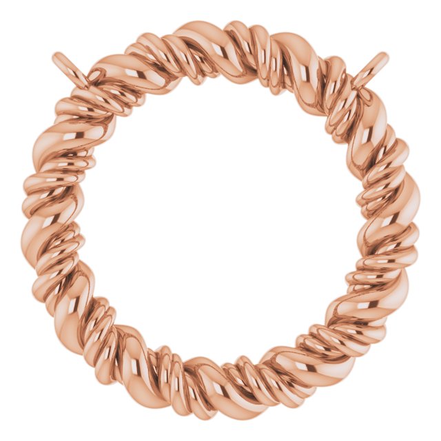 Rope Circle Necklace or Center
