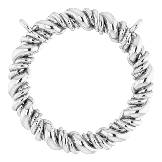 Rope Circle Necklace or Center