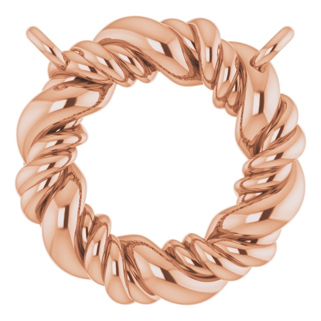 Rope Circle Necklace or Center