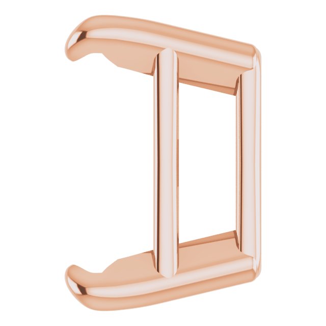Pre-Notched Claw-Prong Earring Setting