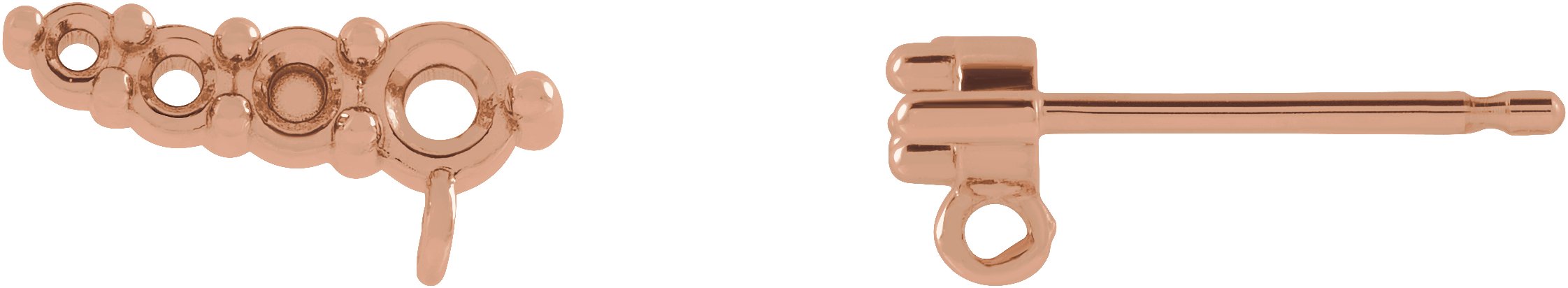 Graduated Ear Climber Top