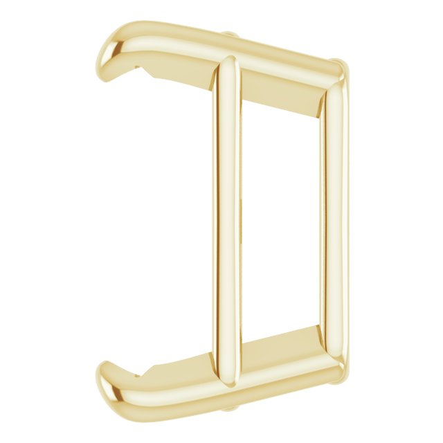 Pre-Notched Claw-Prong Earring Setting