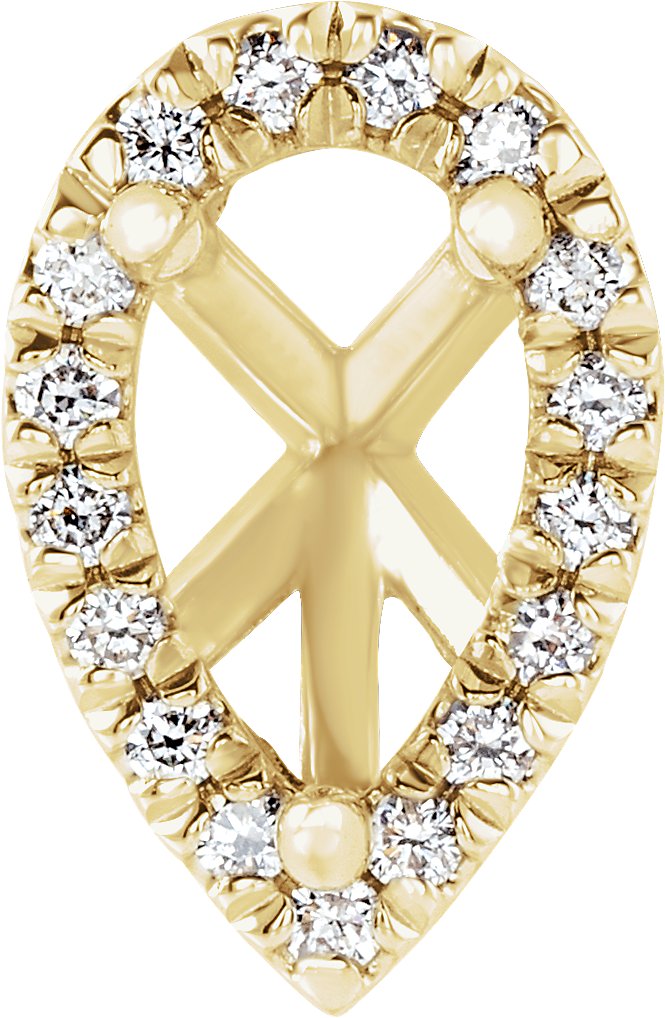 4-Prong Halo-Style Shank Setting