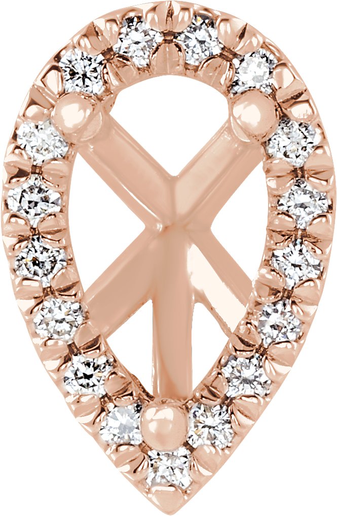 4-Prong Halo-Style Shank Setting