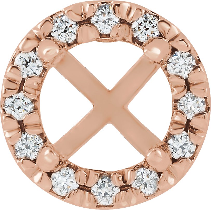 4-Prong Halo-Style Shank Setting