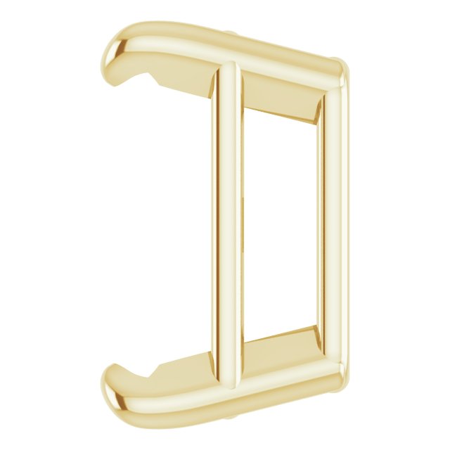 Pre-Notched Claw-Prong Earring Setting