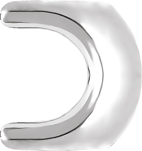 Round 4-Prong U-Shape Earring Setting