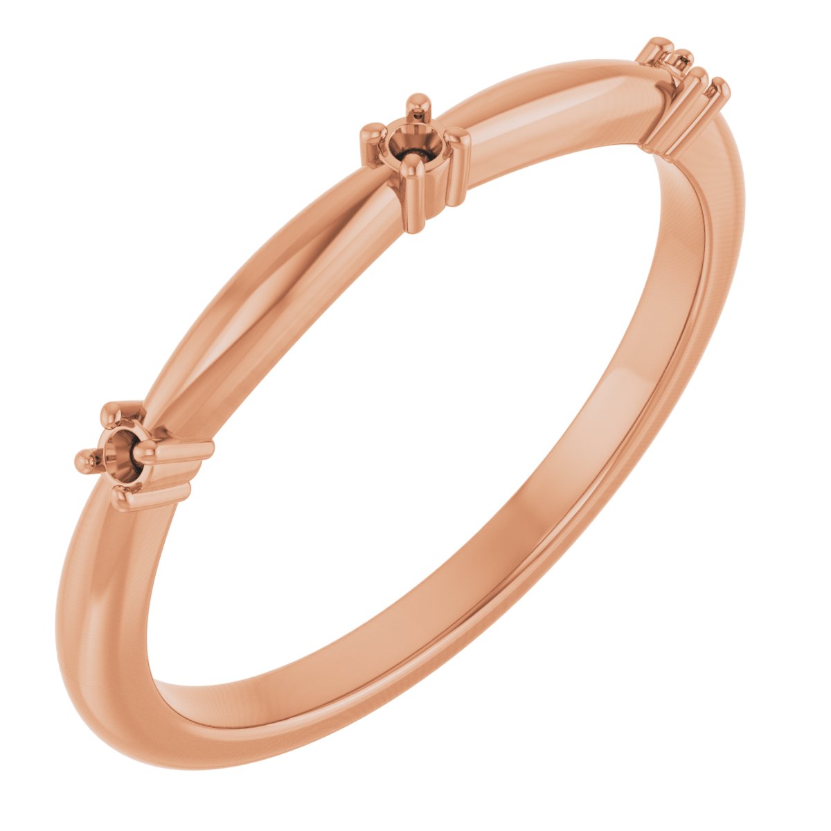 Three-Stone Anniversary Band