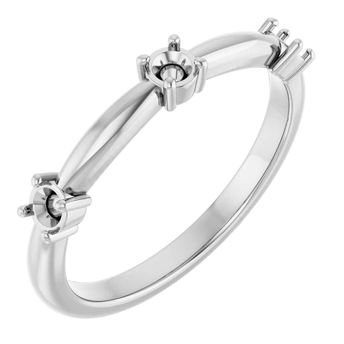 Three-Stone Anniversary Band