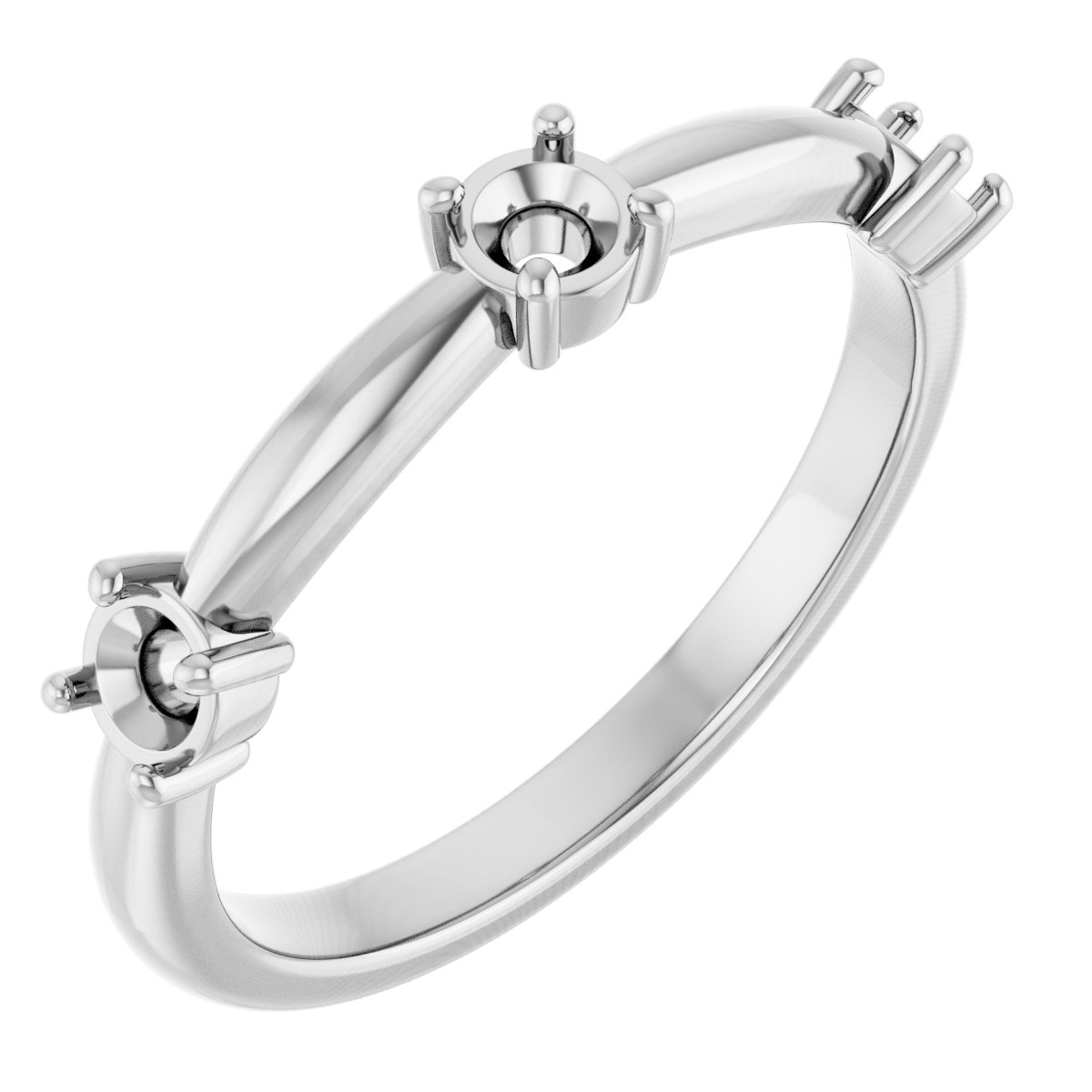 Three-Stone Anniversary Band