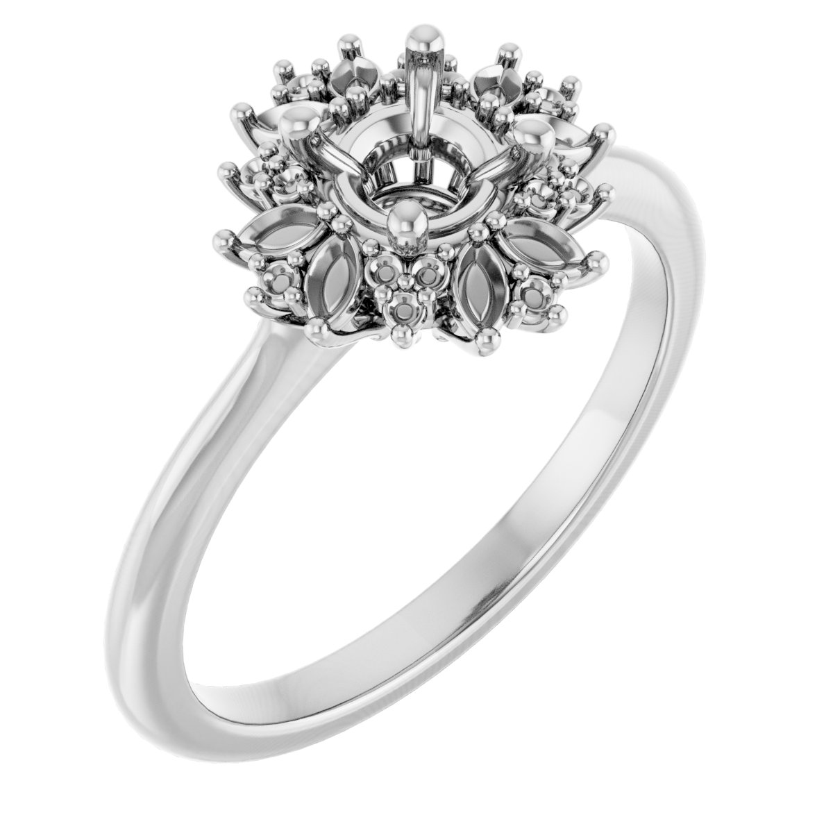 Halo-Style Engagement Ring