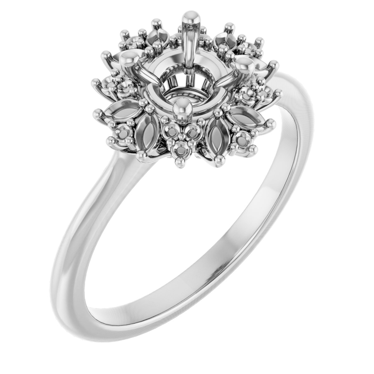 Halo-Style Engagement Ring