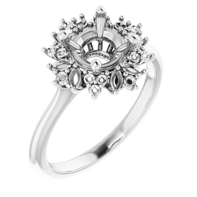 Halo-Style Engagement Ring