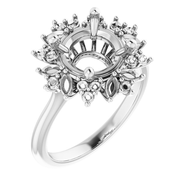 Halo-Style Engagement Ring