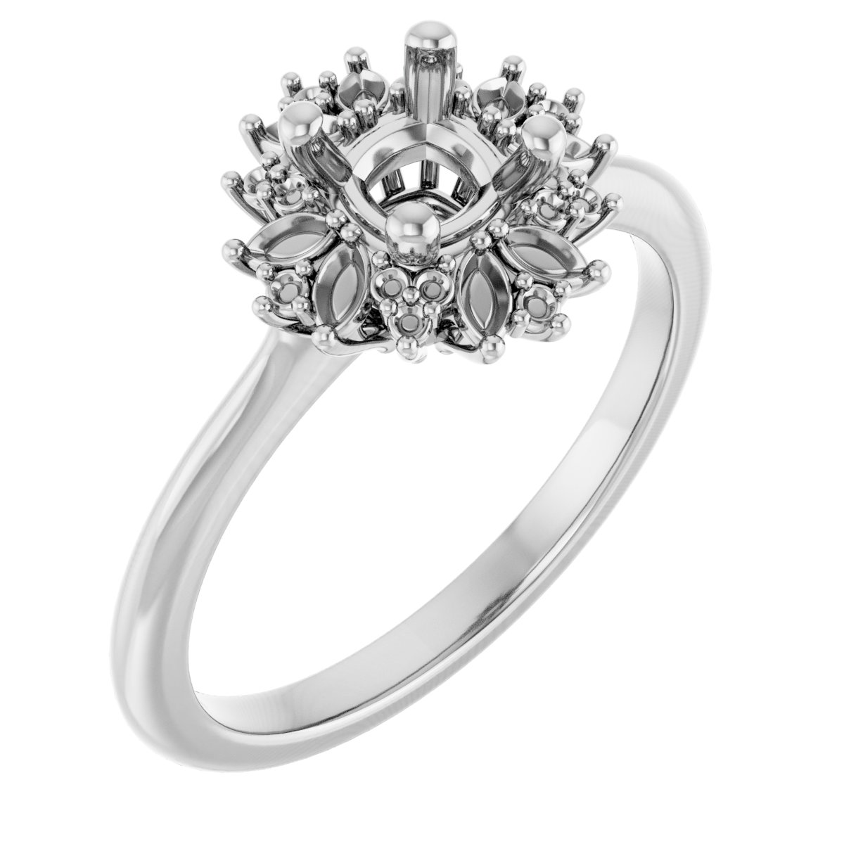 Halo-Style Engagement Ring