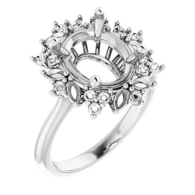 Halo-Style Engagement Ring