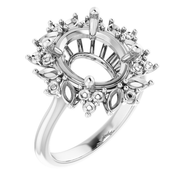 Halo-Style Engagement Ring