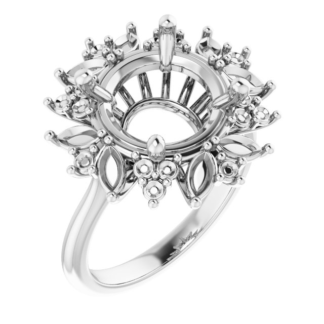Halo-Style Engagement Ring