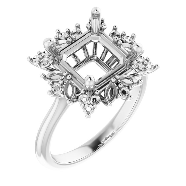 Halo-Style Engagement Ring