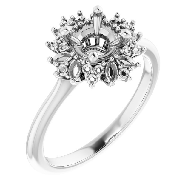 Halo-Style Engagement Ring