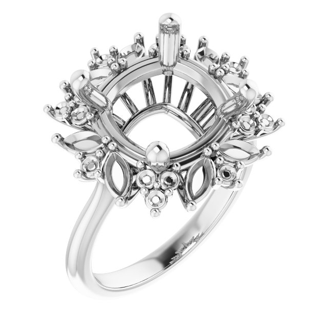 Halo-Style Engagement Ring