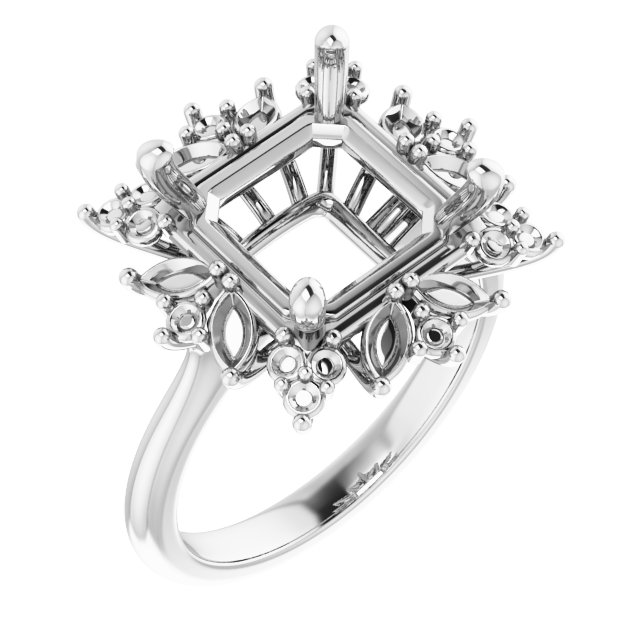 Halo-Style Engagement Ring