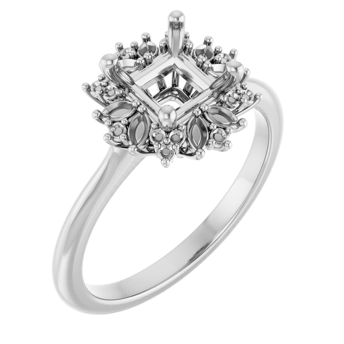 Halo-Style Engagement Ring