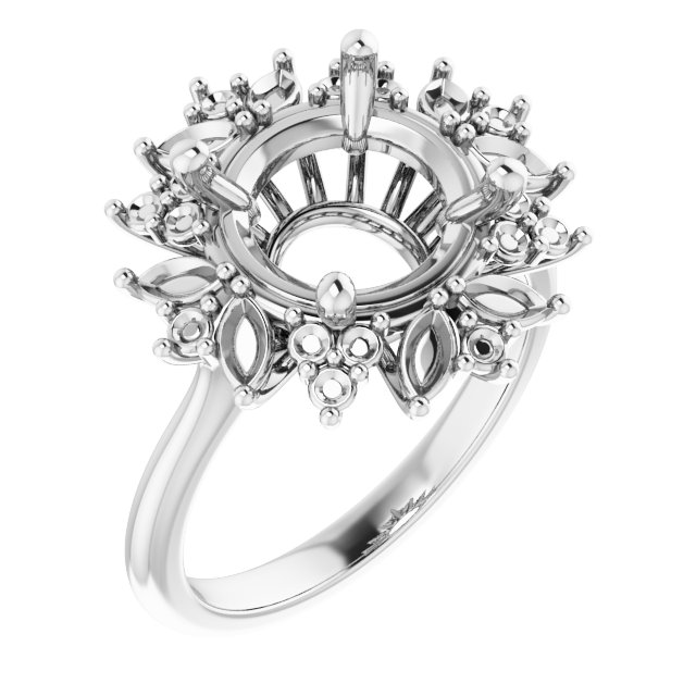 Halo-Style Engagement Ring