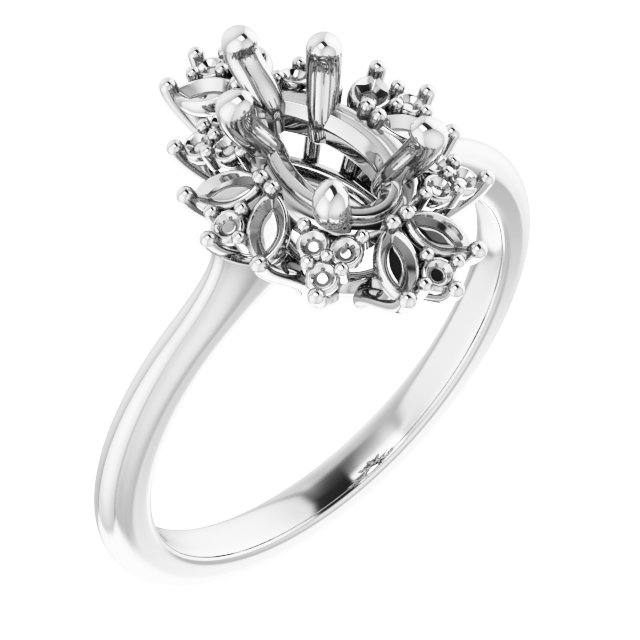Halo-Style Engagement Ring