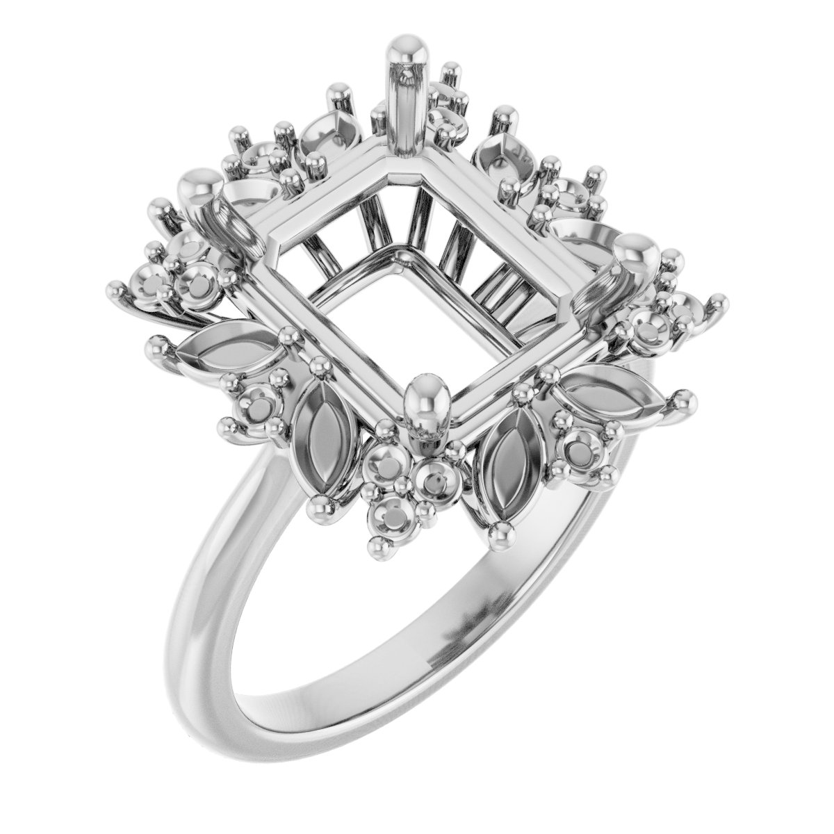 Halo-Style Engagement Ring
