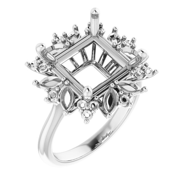 Halo-Style Engagement Ring