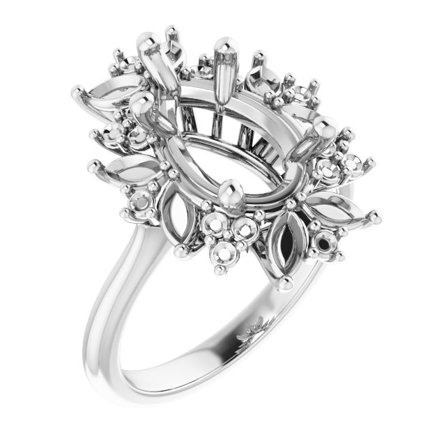 Halo-Style Engagement Ring