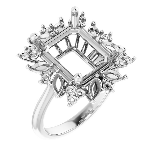 Halo-Style Engagement Ring