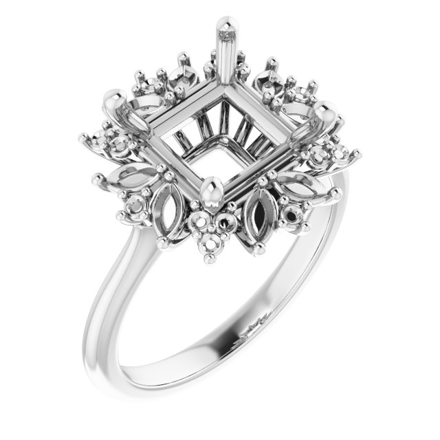 Halo-Style Engagement Ring