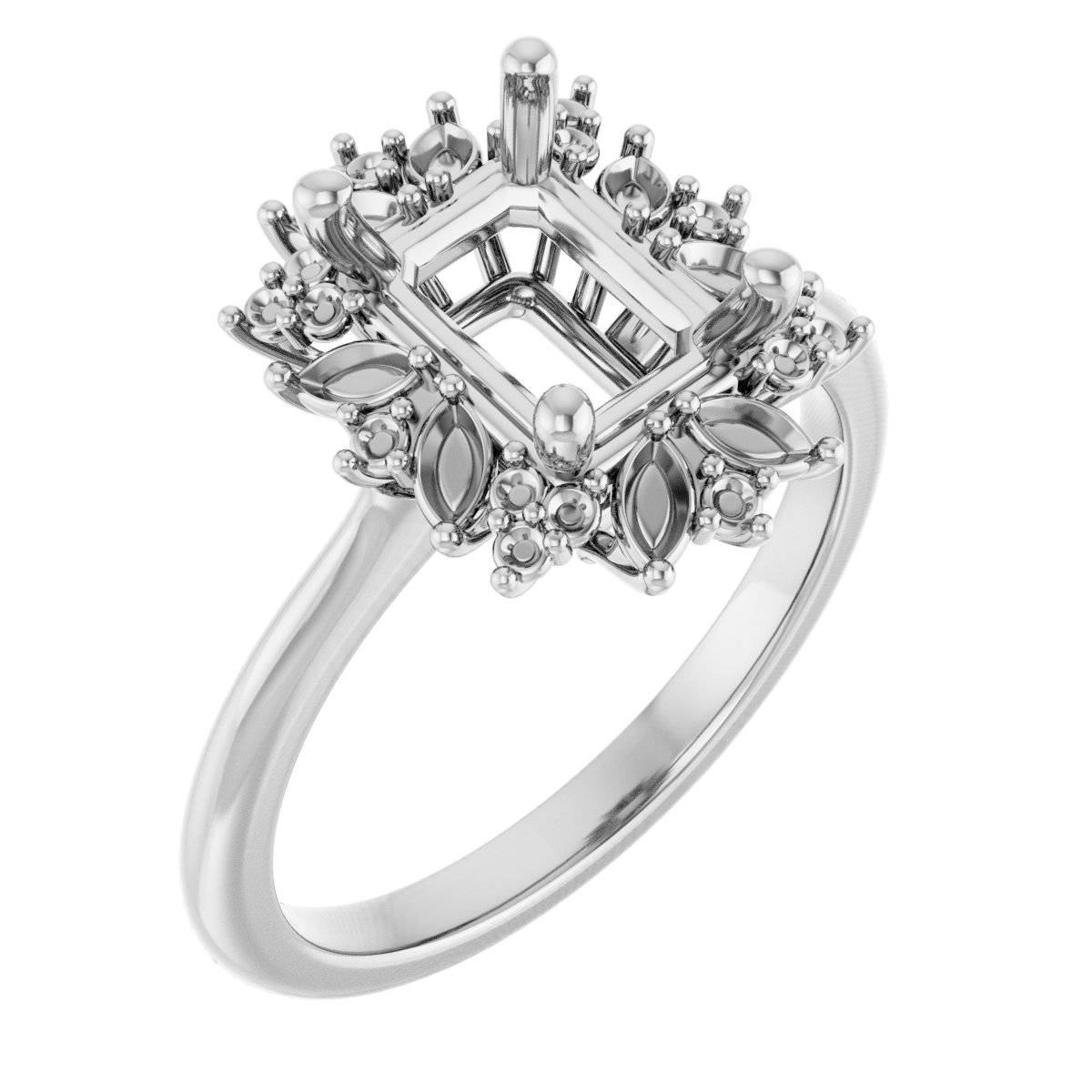 Halo-Style Engagement Ring