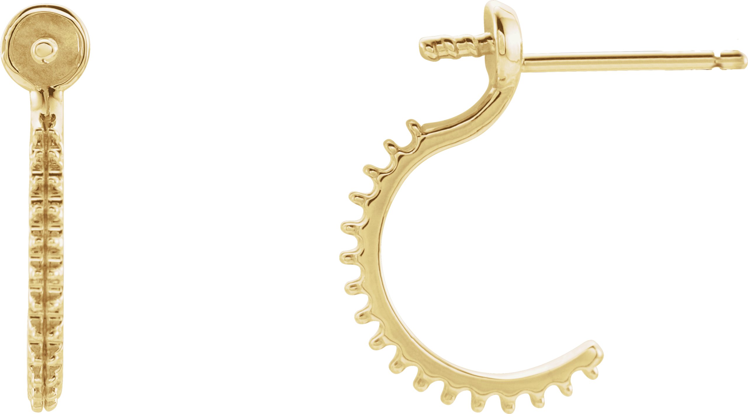 Pearl Hoop Earrings