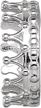 Cabochon Crown Earring Setting