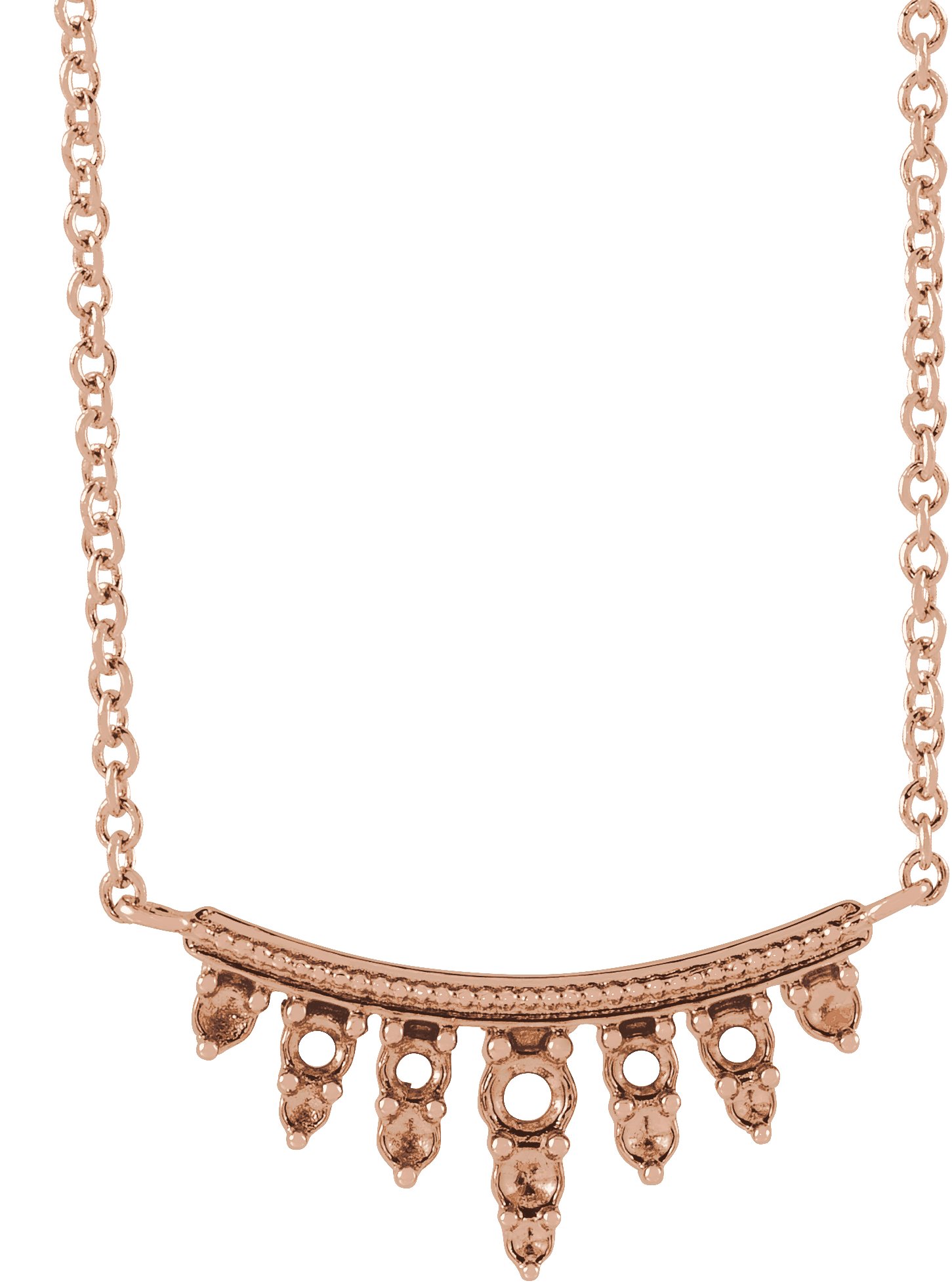 Accented Bar Necklace or Center