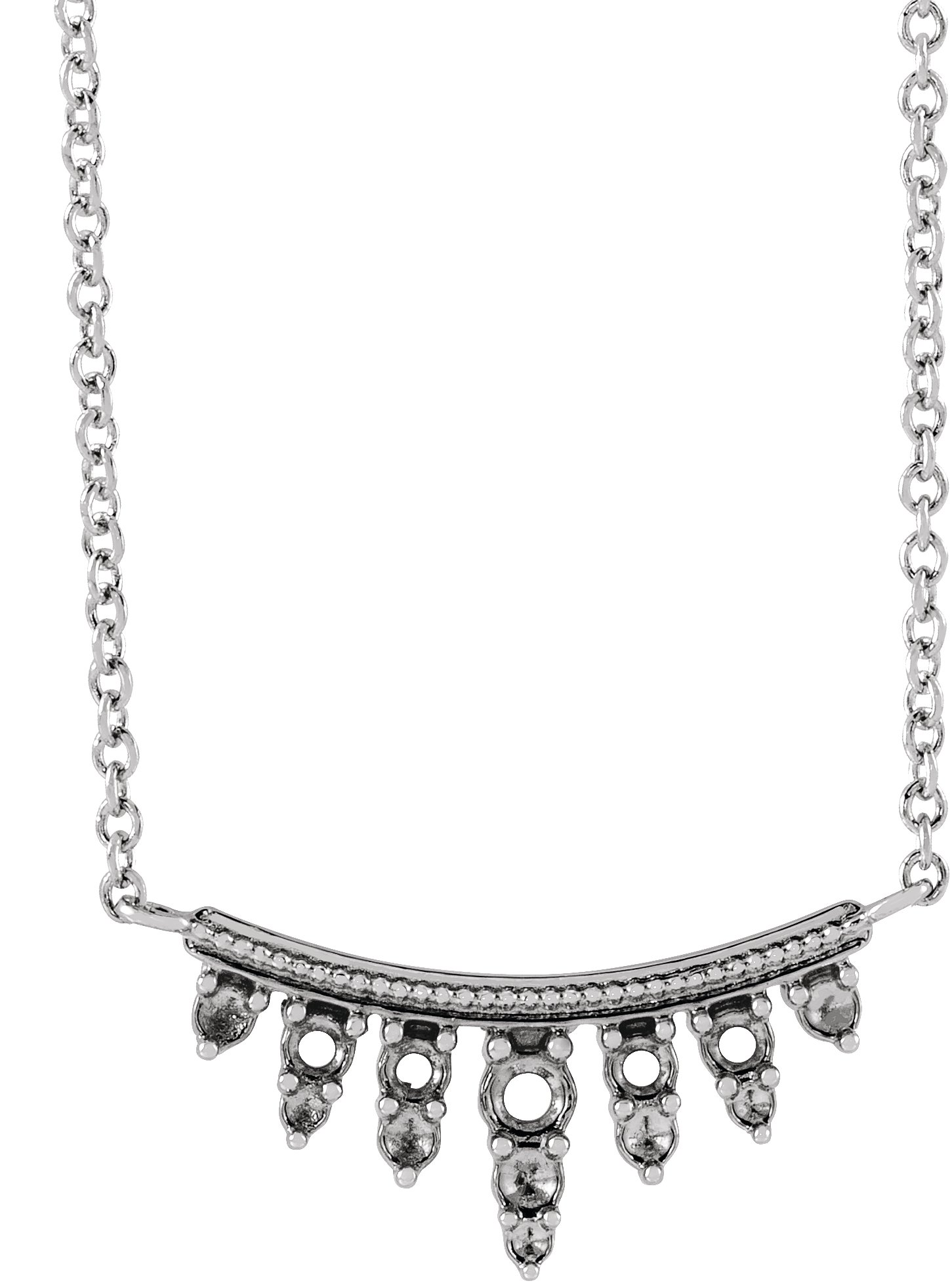 Accented Bar Necklace or Center