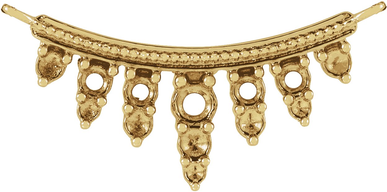 Accented Bar Necklace or Center