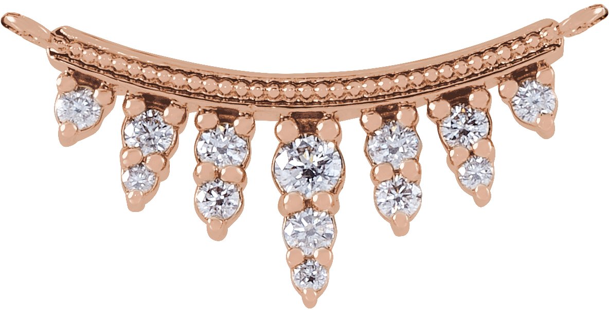 Accented Bar Necklace or Center