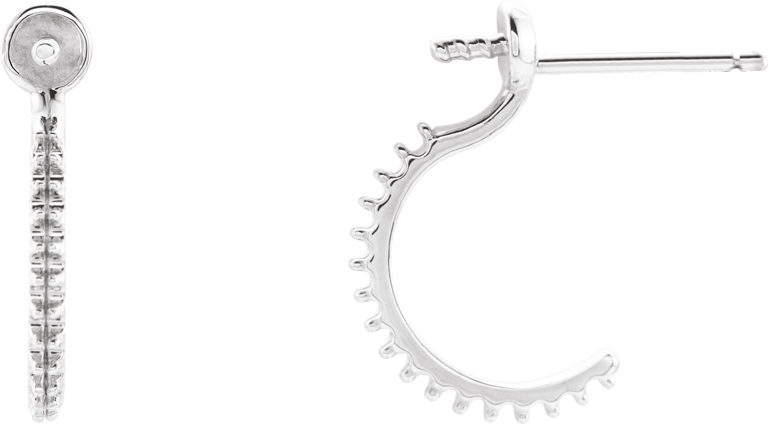 Pearl Hoop Earrings
