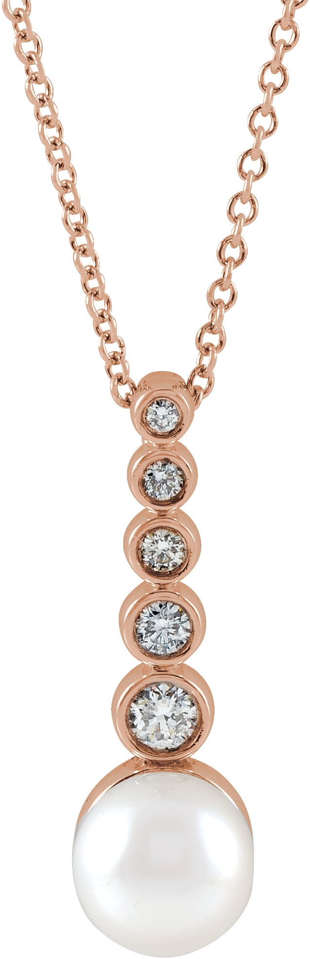 Pearl Bar Necklace or Pendant