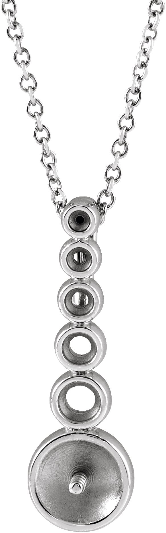 Pearl Bar Necklace or Pendant
