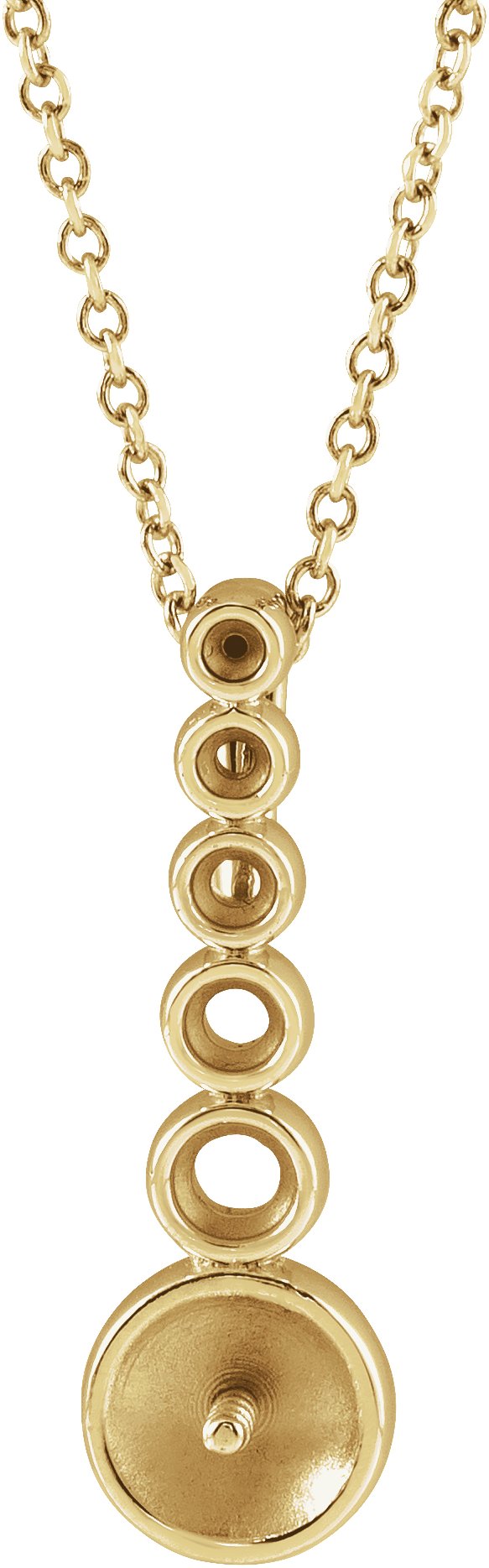 Pearl Bar Necklace or Pendant