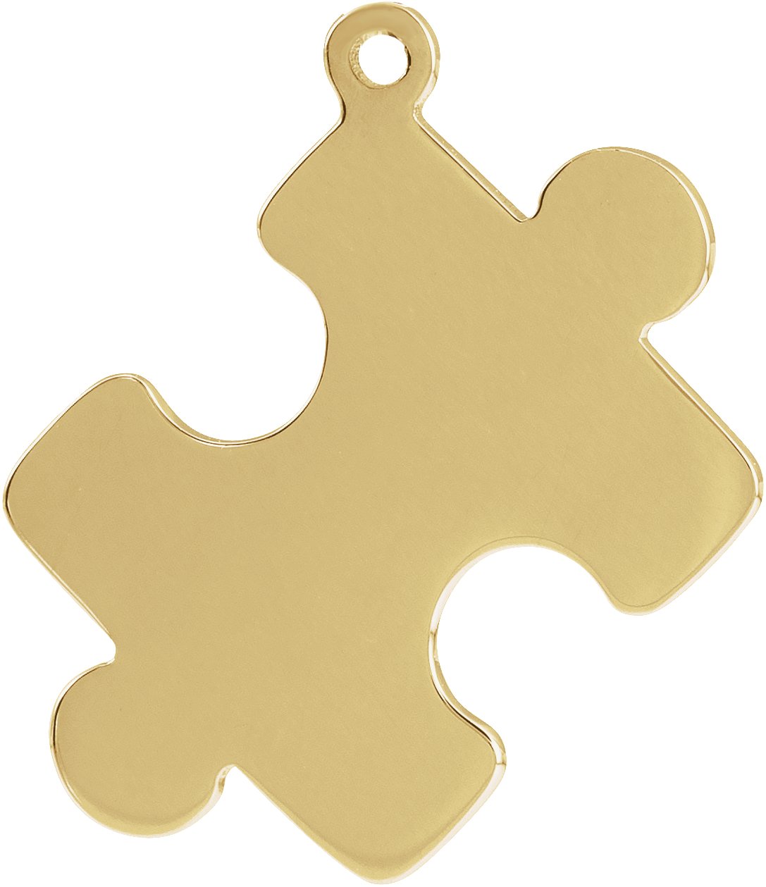 Engravable Puzzle Piece Dangle